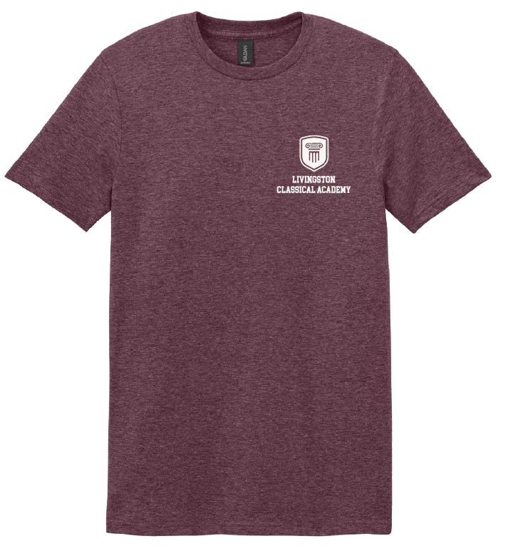 Livingston Classical Academy Left Chest Seal Adult Tee