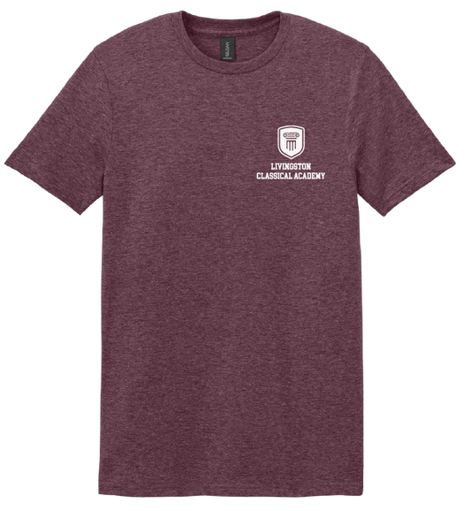 Livingston Classical Academy Left Chest Seal Adult Tee
