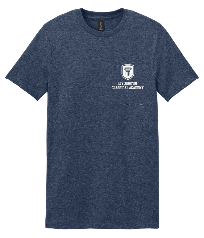 Livingston Classical Academy Left Chest Seal Adult Tee