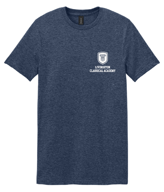 Livingston Classical Academy Left Chest Seal Adult Tee