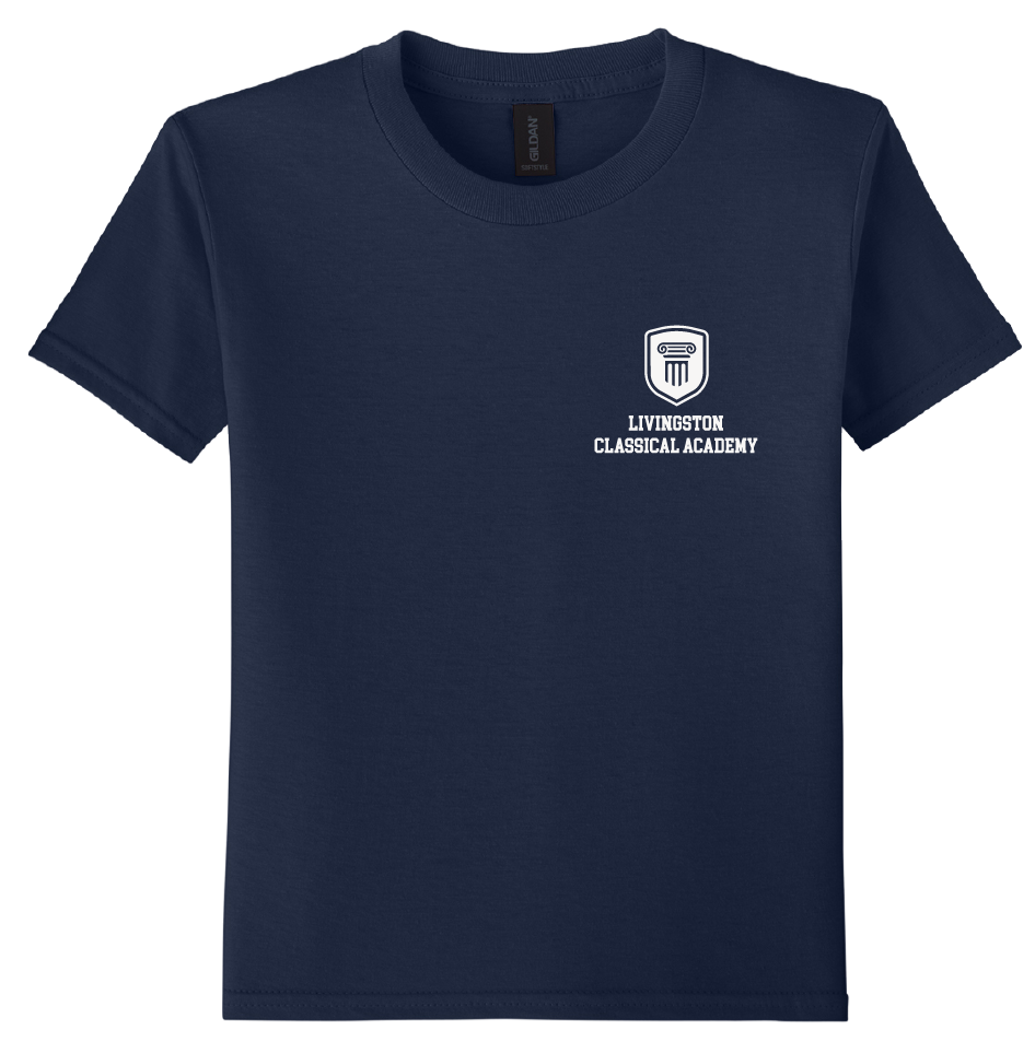 Livingston Classical Academy "Great in Wisdom" Youth Tee