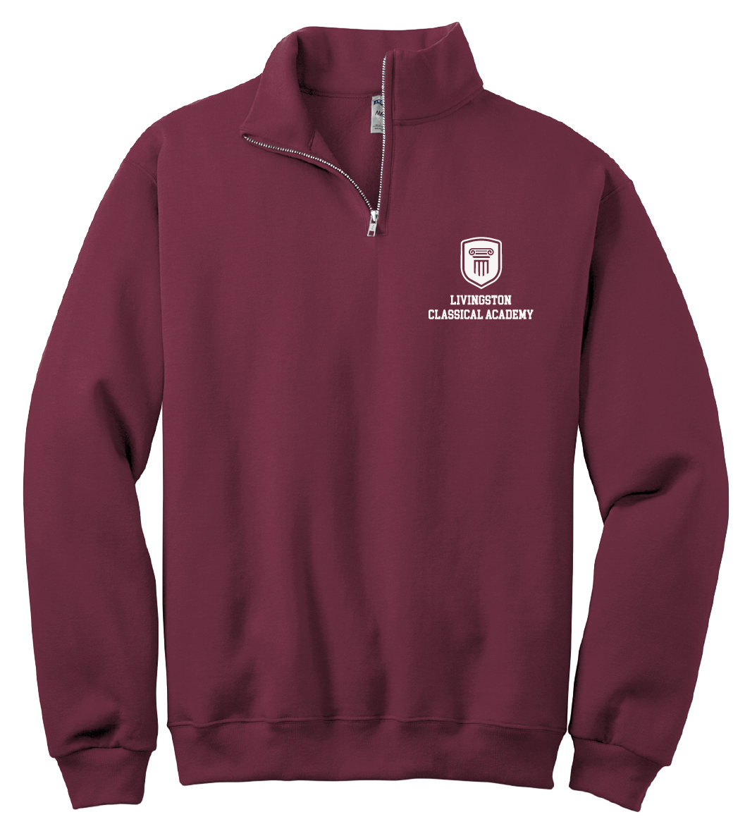 Livingston Classical Academy Left Chest Logo 1/4-zip