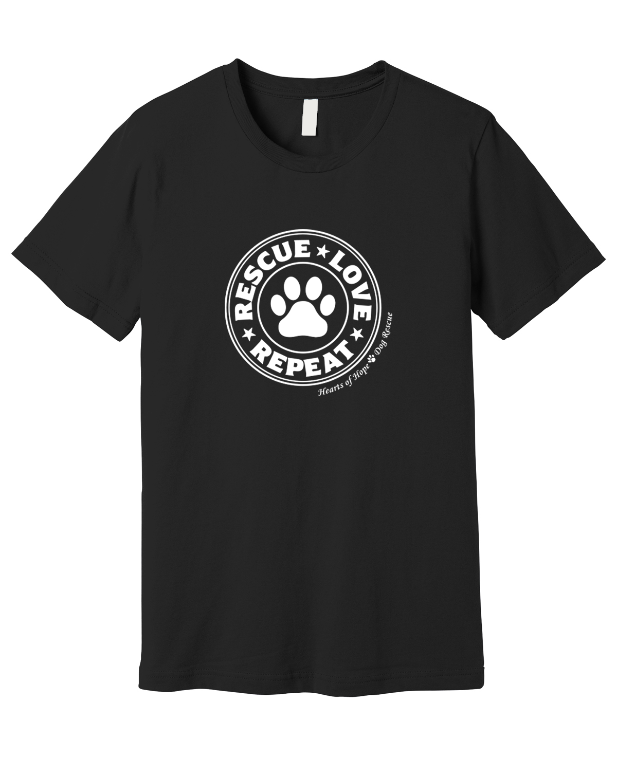 Hearts of Hope Dog Rescue Unisex Tee