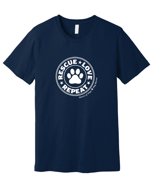 Hearts of Hope Dog Rescue Unisex Tee