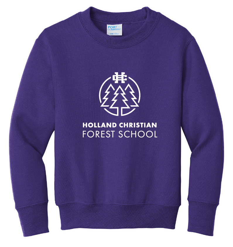 Holland Christian Forest School Youth Crewneck Sweatshirt