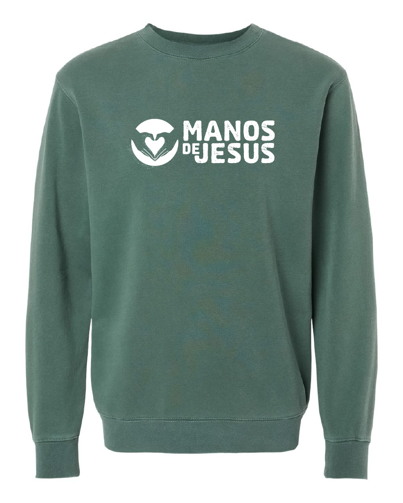Manos de Jesús Adult Crewneck Sweatshirt