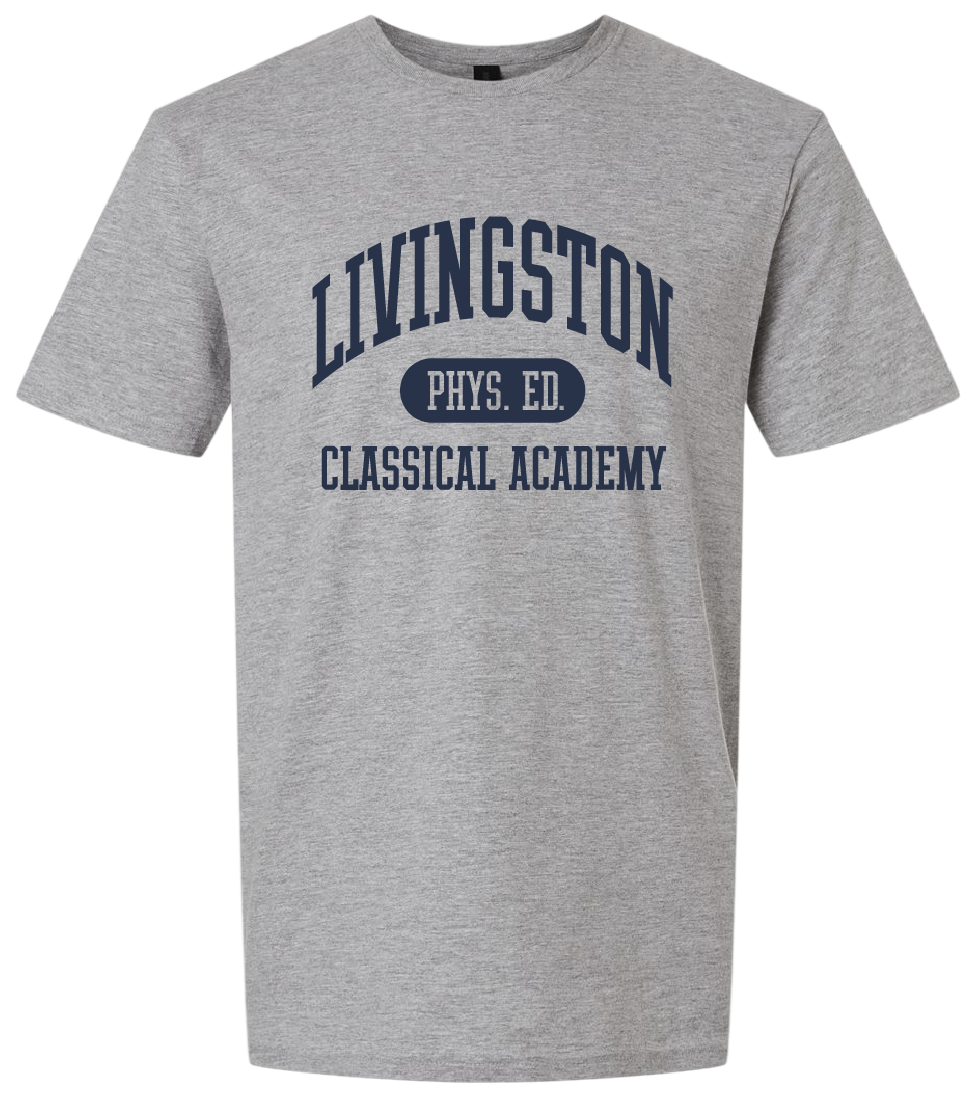 Livingston Classical Academy Physical Education Adult Tee