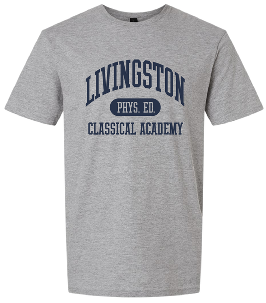 Livingston Classical Academy Physical Education Adult Tee