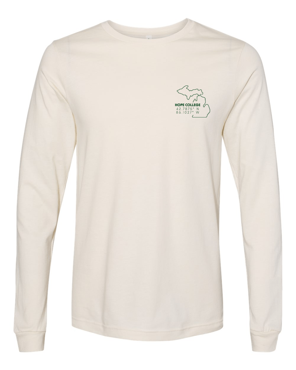 Hope College "Meet Me in the Pine Grove" Unisex Long Sleeve Tee