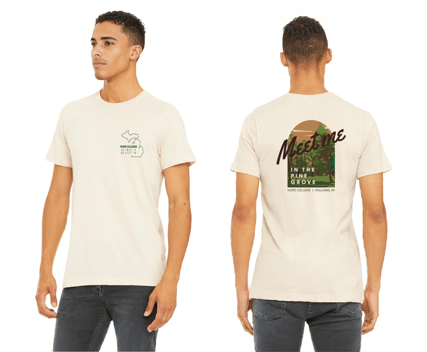 Hope College "Meet Me in the Pine Grove" Unisex Tee