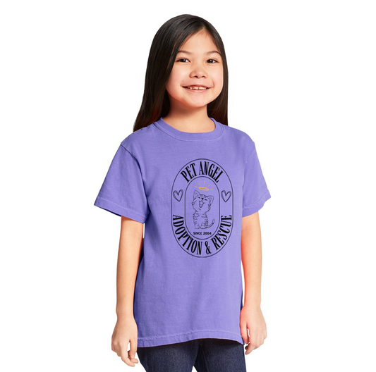 Pet Angel Adoption Primary Logo Youth Tee
