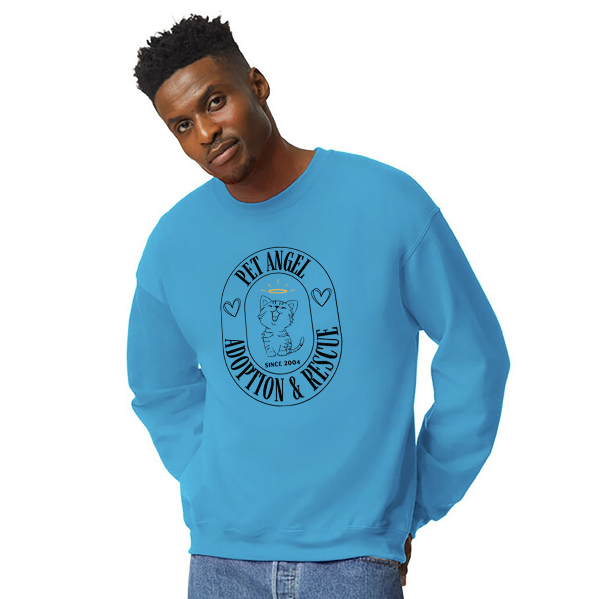 Pet Angel Primary Logo Crewneck Sweatshirt