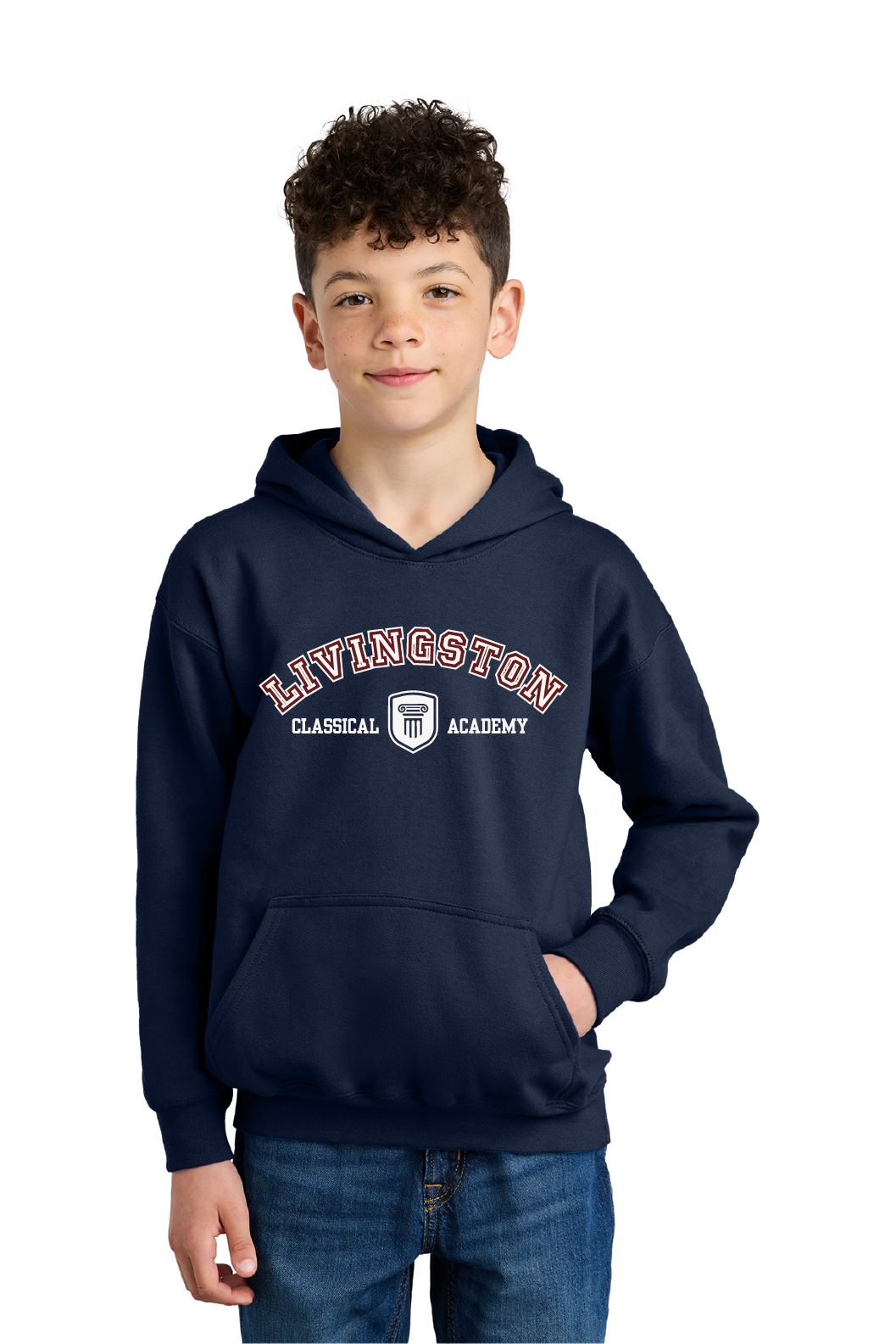 Livingston Classical Academy Campus Classic Sweatshirt (Youth) - Spirit Wear Only