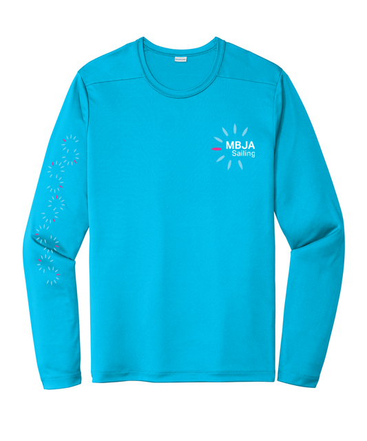 MBJA Unisex Performance Long Sleeve Tee (with sleeve print)