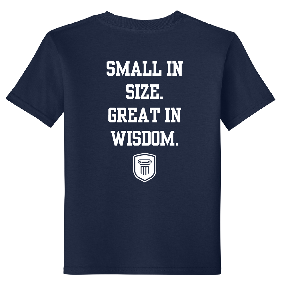 Livingston Classical Academy "Great in Wisdom" Youth Tee