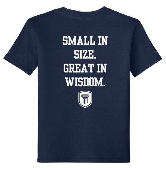 Livingston Classical Academy "Great in Wisdom" Youth Tee