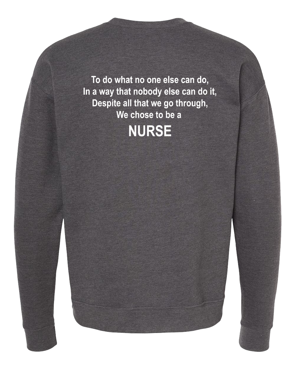 LCC Nursing Unisex Crewneck Sweatshirt (Stethoscope Design)