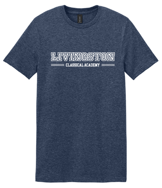 Livingston Classical Academy Wordmark Adult Tee