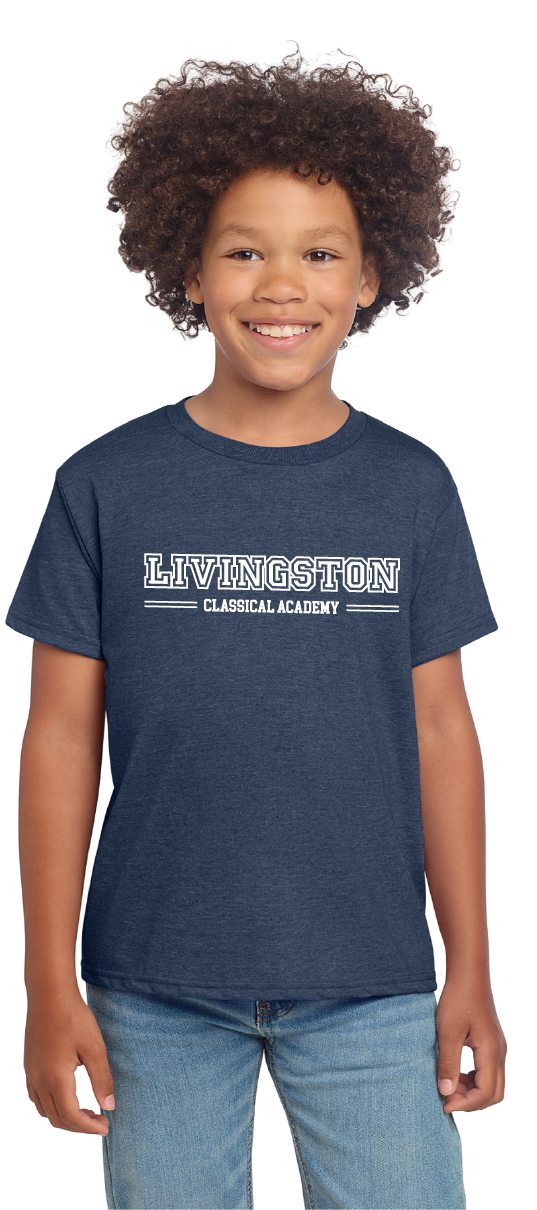 Livingston Classical Academy Youth Wordmark Tee
