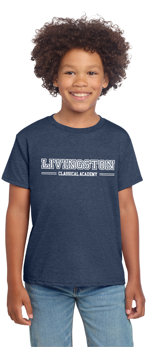 Livingston Classical Academy Youth Wordmark Tee