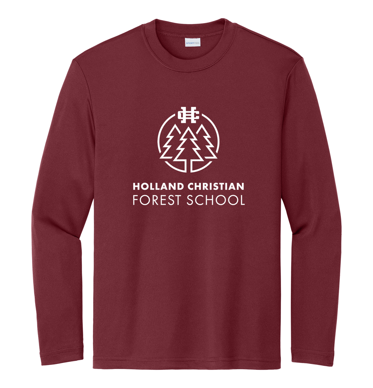 Holland Christian Forest School Youth Performance Long Sleeve Tee