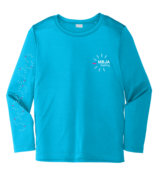 MBJA Youth Performance Long Sleeve Tee (with sleeve print)
