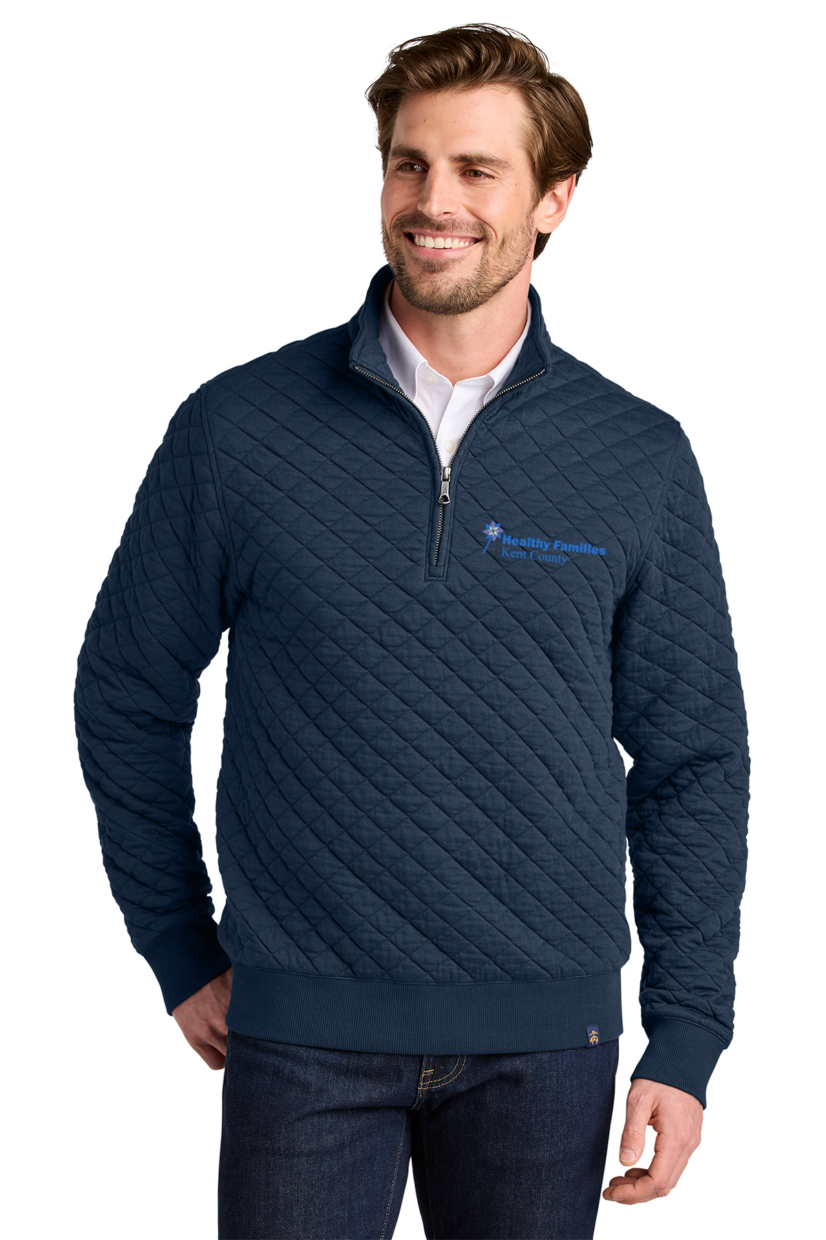 HFKC Brooks Brothers Diamond Quilt Fleece