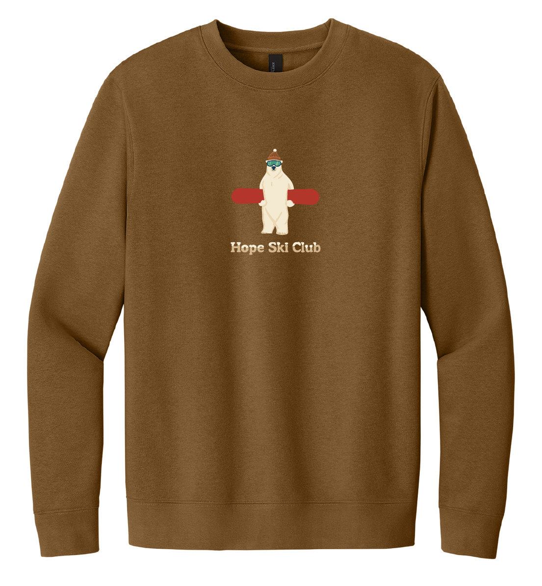 Hope College Ski Club Bear Crewneck