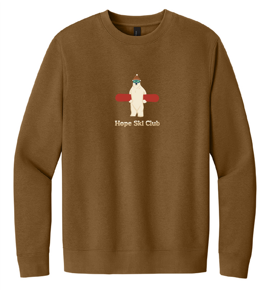 Hope College Ski Club Bear Crewneck