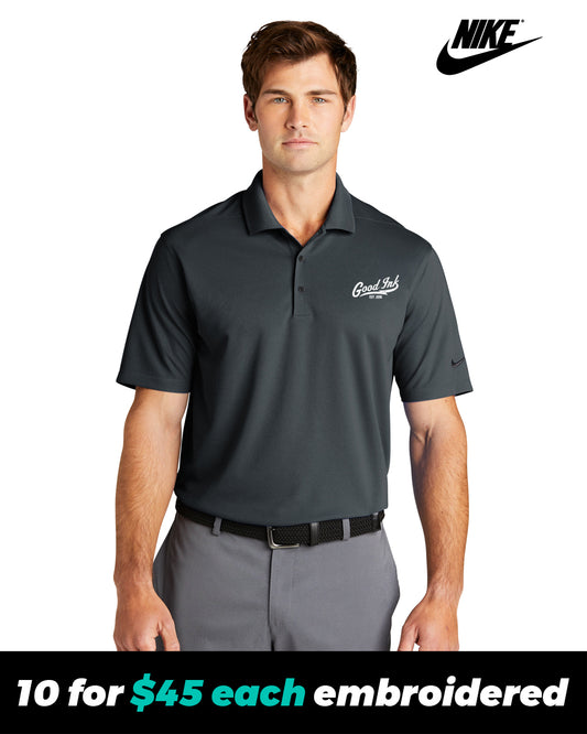 Embroidered Nike Dri-FIT Polos (10 for $45 each)