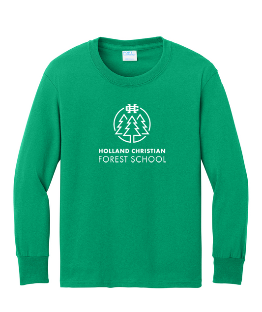 Holland Christian Forest School Youth Long Sleeve Tee