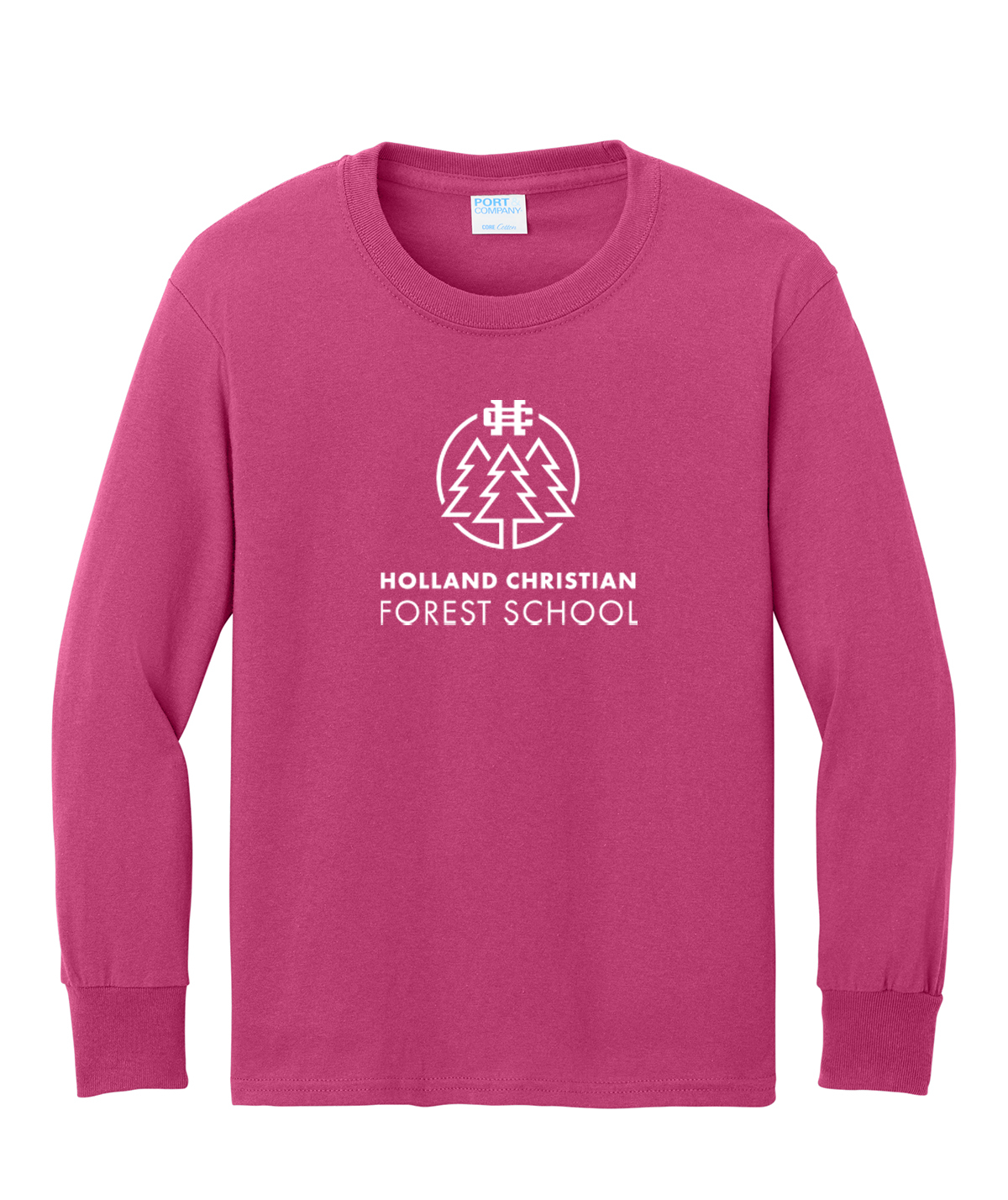 Holland Christian Forest School Youth Long Sleeve Tee