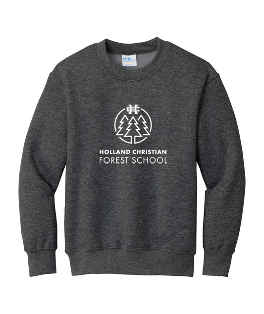 Holland Christian Forest School Youth Crewneck Sweatshirt