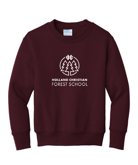 Holland Christian Forest School Youth Crewneck Sweatshirt