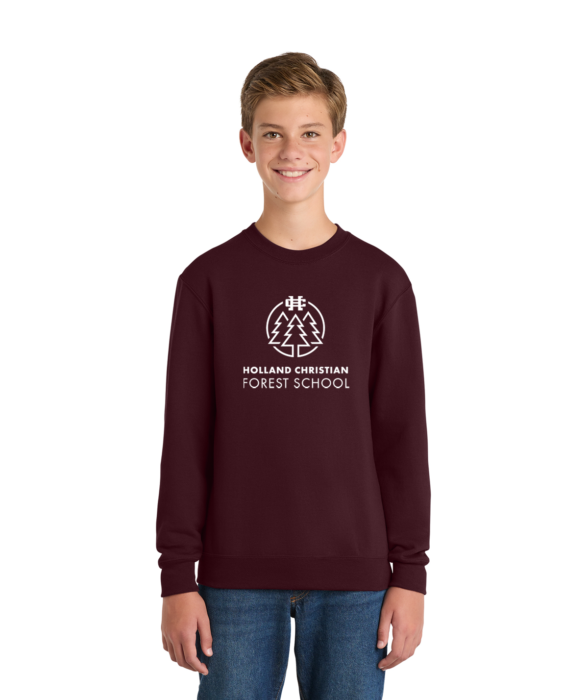 Holland Christian Forest School Youth Crewneck Sweatshirt