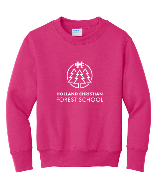 Holland Christian Forest School Youth Crewneck Sweatshirt
