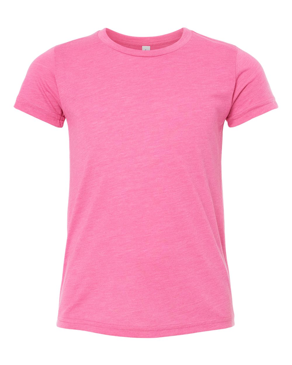 Bella + Canvas Youth Triblend Tee (3413y) in Charity Pink Triblend