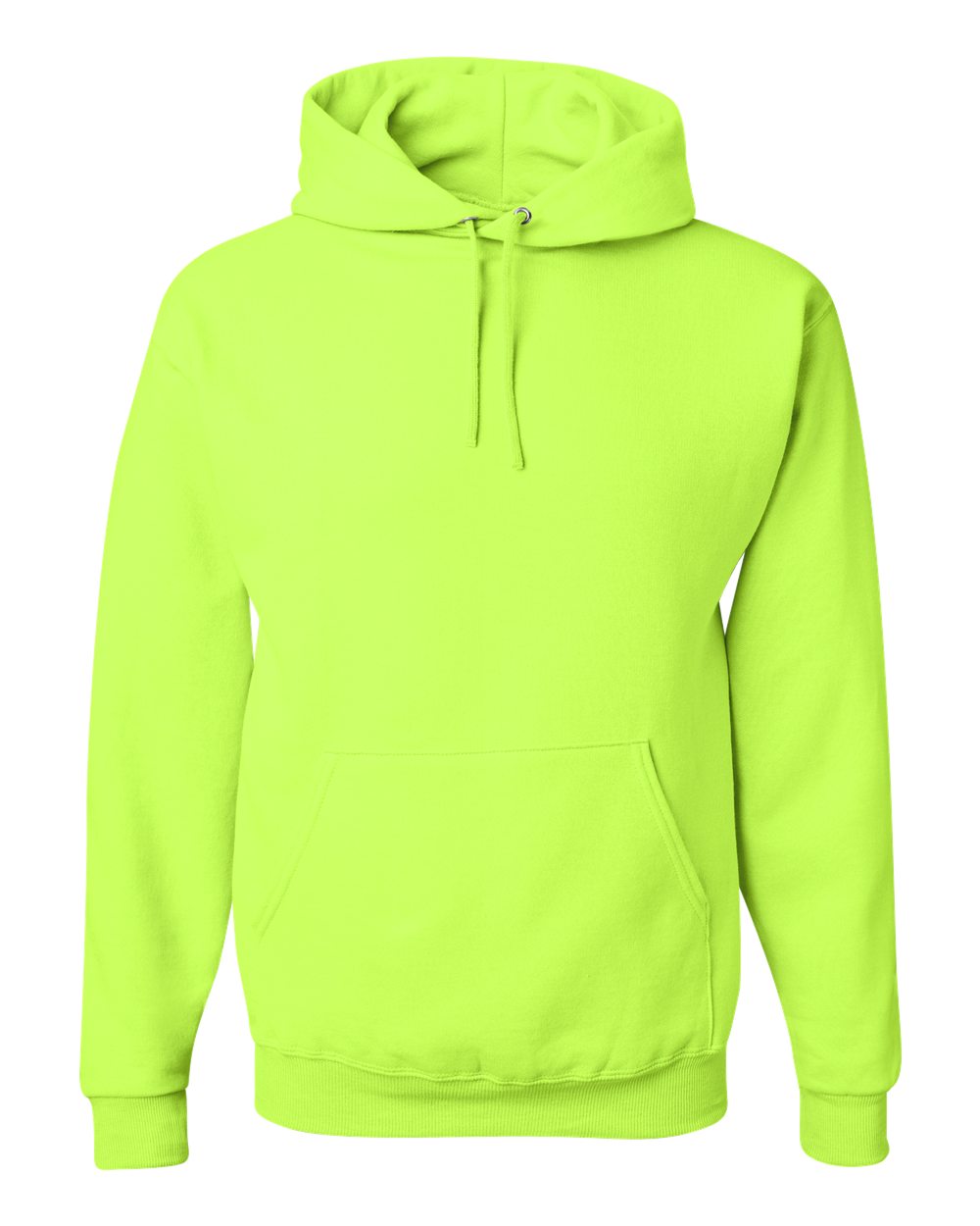 Jerzees Hoodie (996MR) in Safety Green
