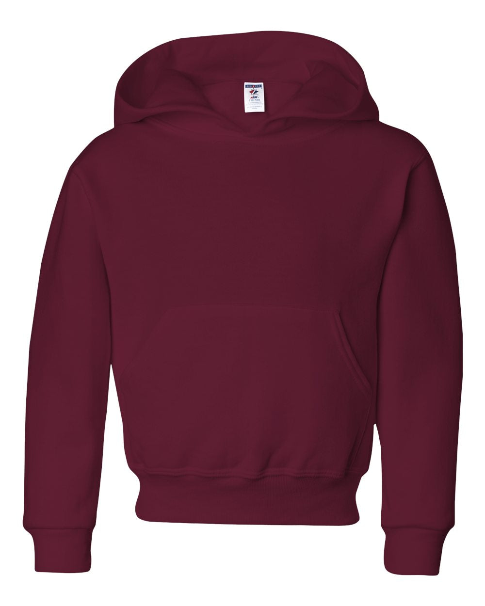 Jerzees Youth Hoodie (996YR) in Maroon