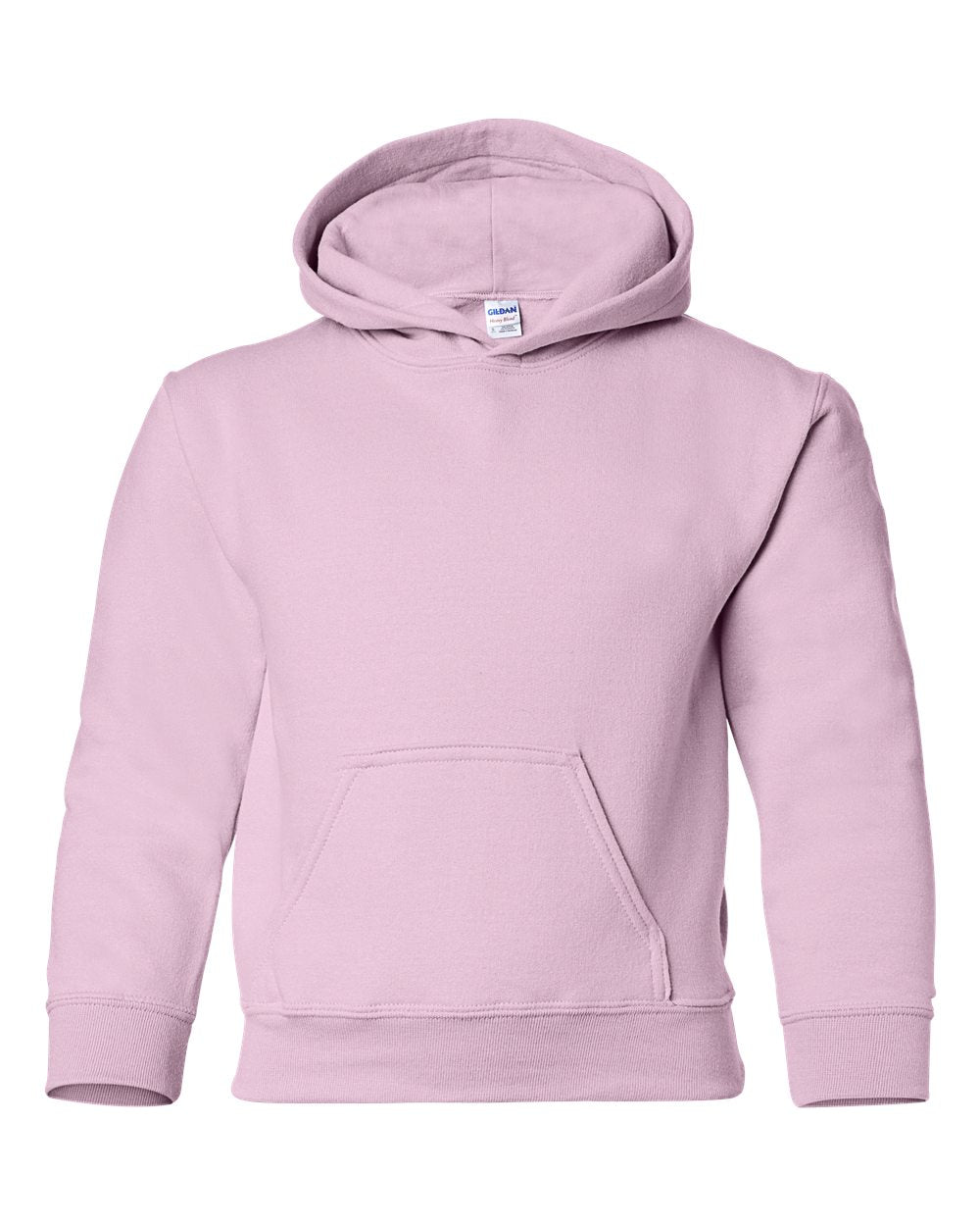 Gildan Youth Hoodie (18500b) in Light Pink