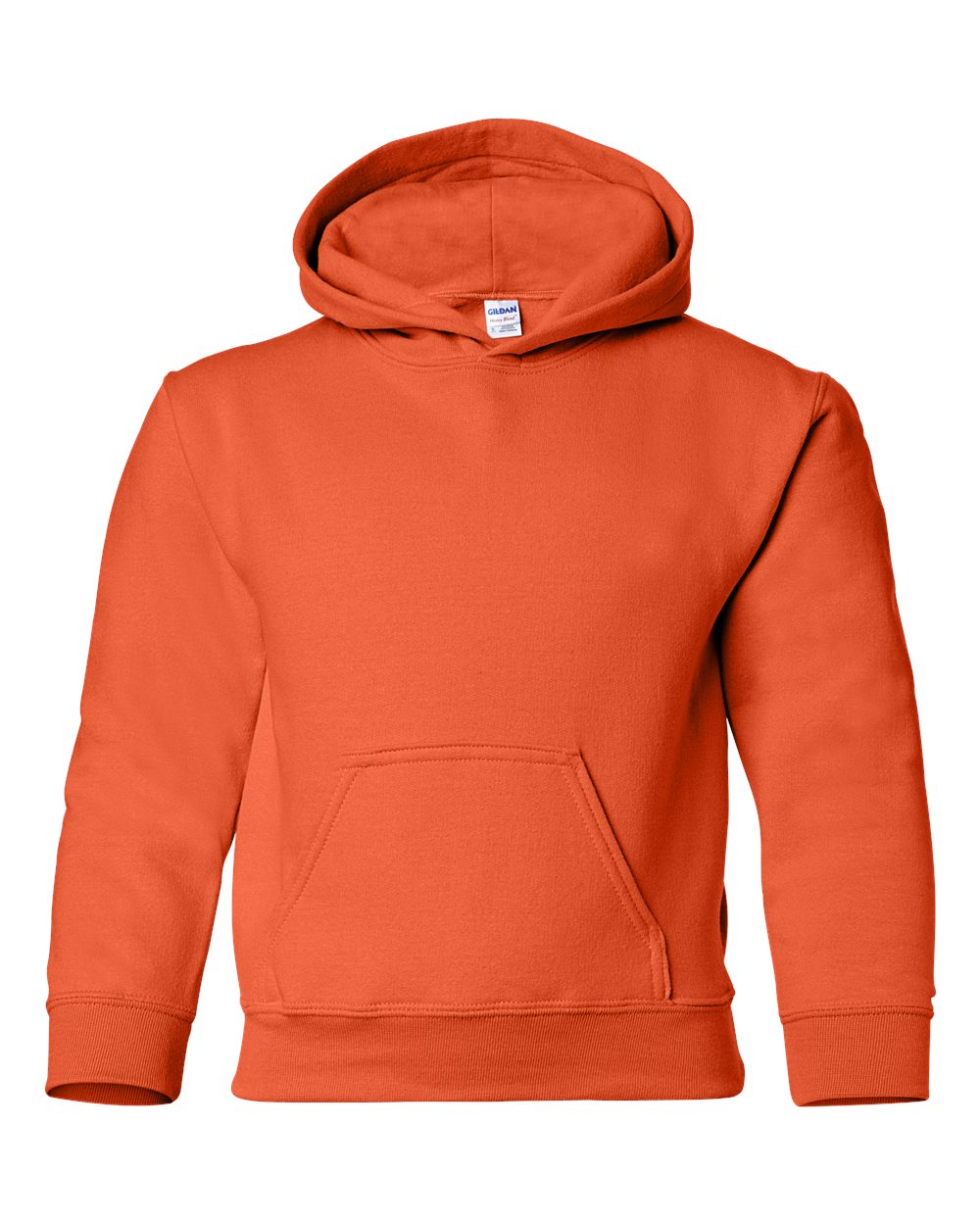 Gildan Youth Hoodie (18500b) in Orange