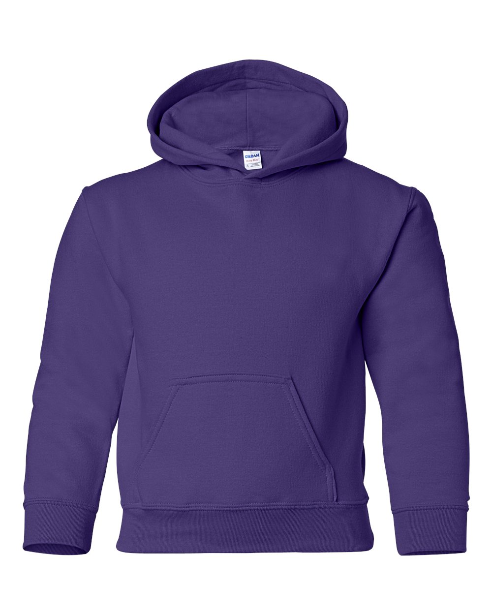 Gildan Youth Hoodie (18500b) in Purple