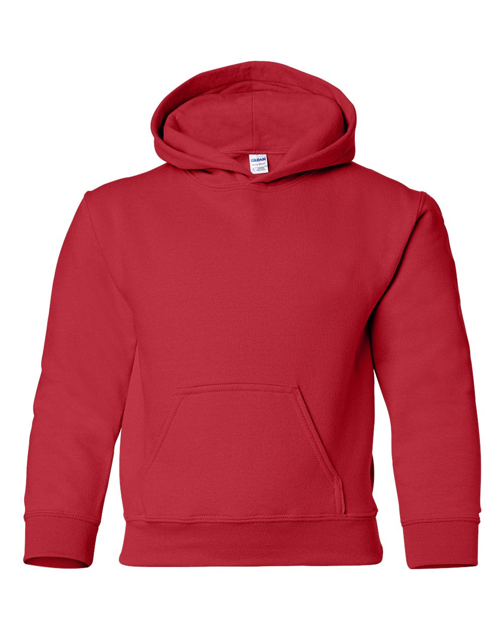 Gildan Youth Hoodie (18500b) in Red