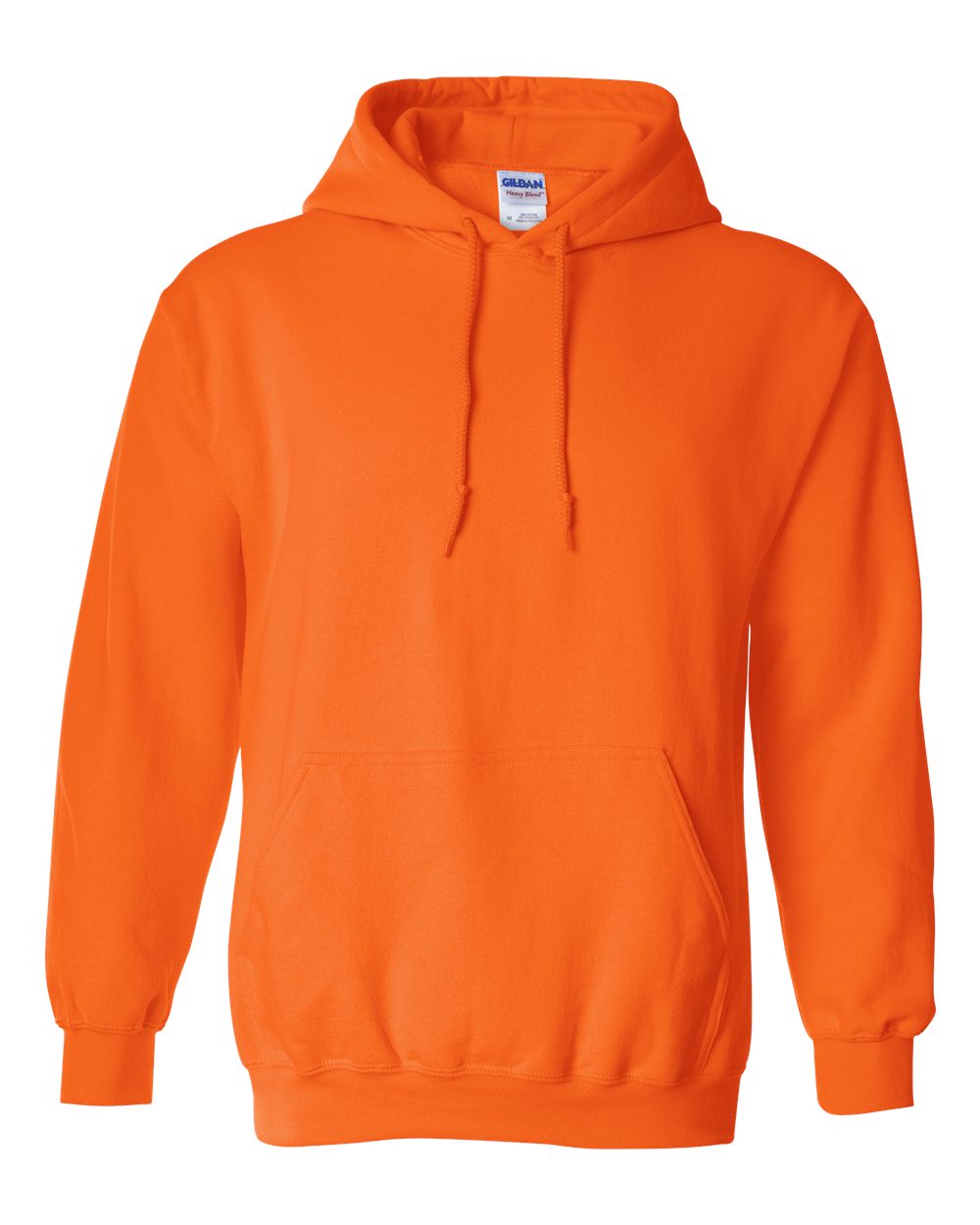 Gildan Hoodie (18500) in Safety Orange