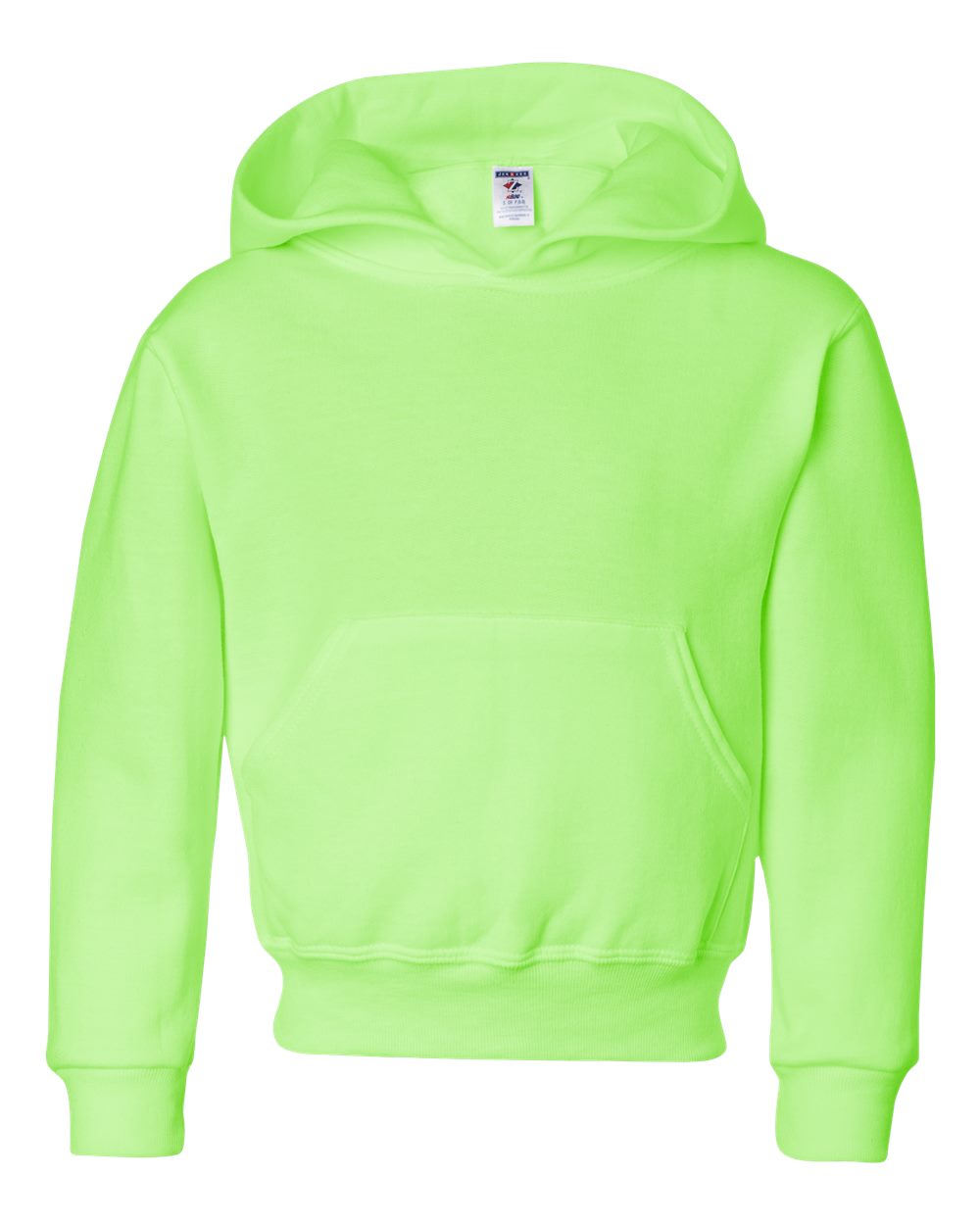 Jerzees Youth Hoodie (996YR) in Neon Green