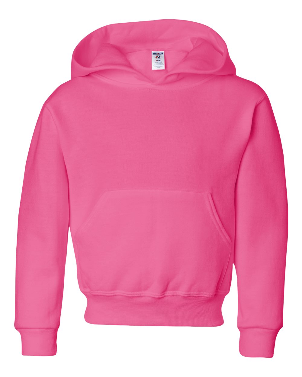 Jerzees Youth Hoodie (996YR) in Neon Pink