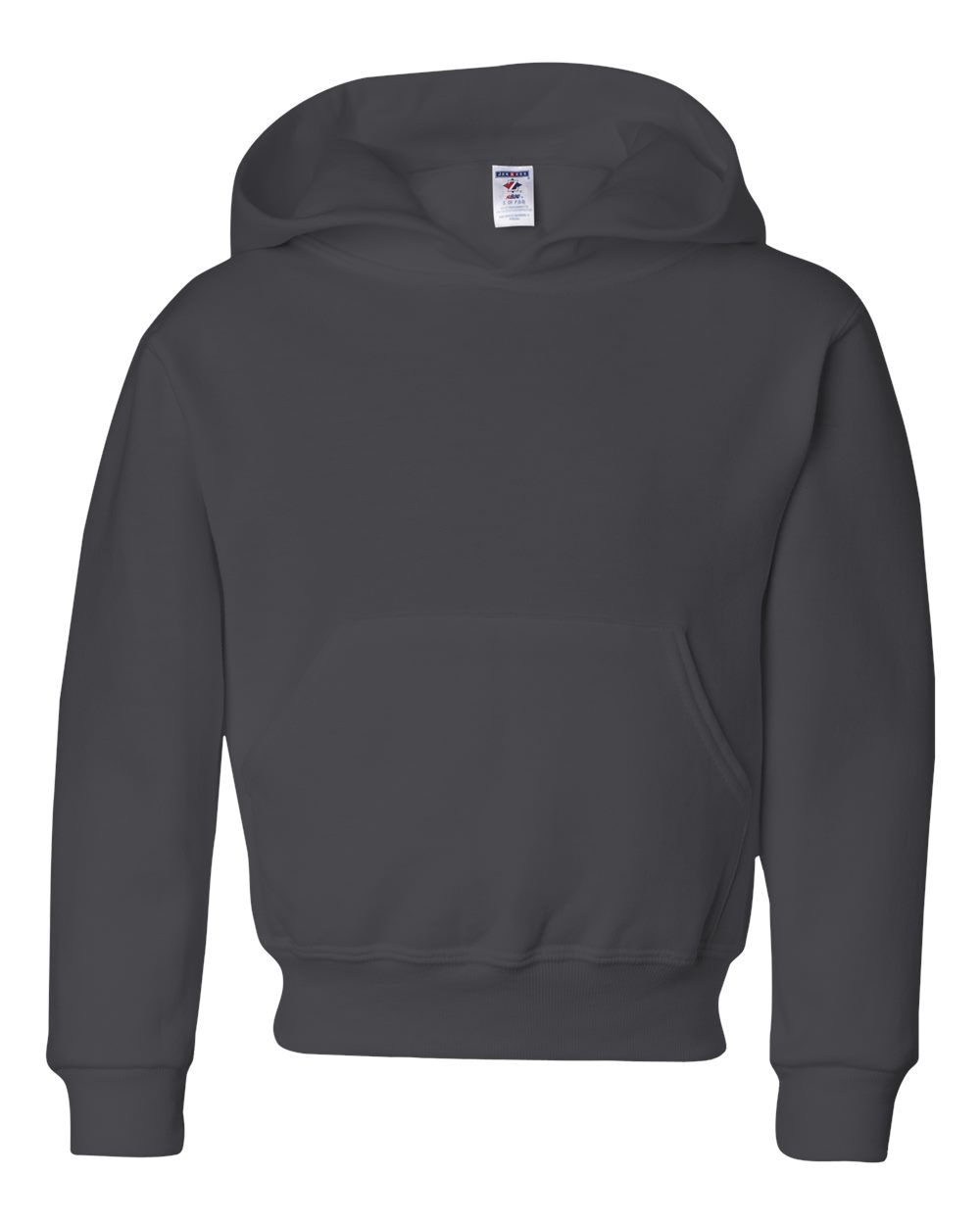 Jerzees Youth Hoodie (996YR) in Charcoal Grey