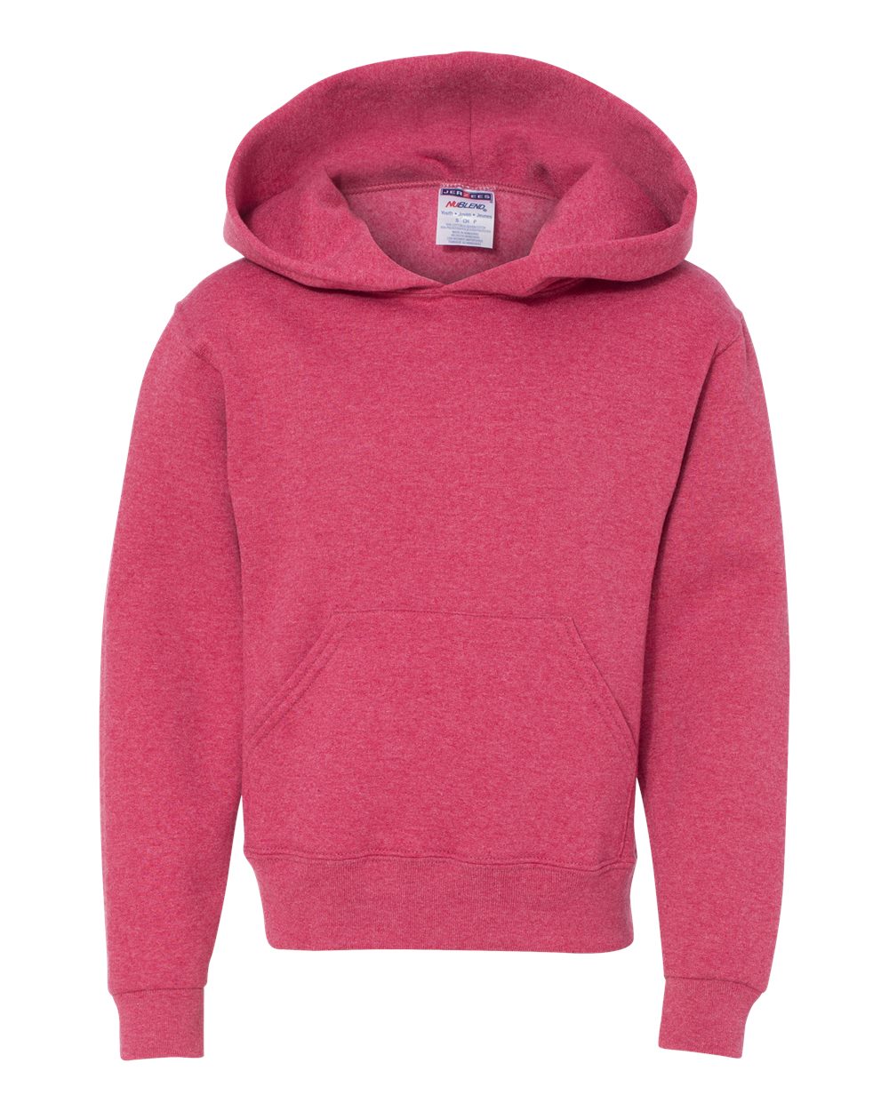 Jerzees Youth Hoodie (996YR) in Vintage Heather Red