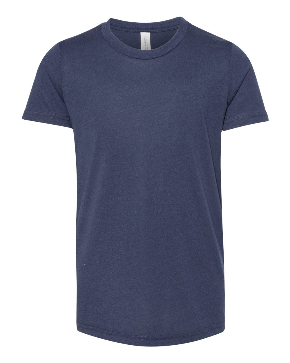 Bella + Canvas Youth Triblend Tee (3413y) in Solid Navy Triblend
